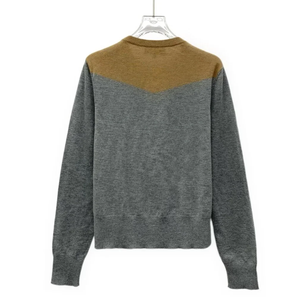 Loro Piana Gray cashmere crewneck long-sleeve sweatshirt - Picture 2 of 7
